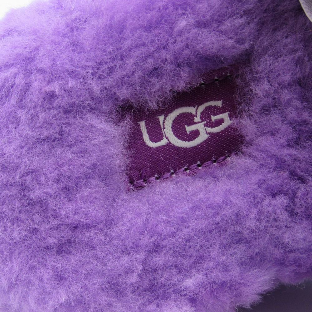 UGG Women's Fluff Yeah Slide Sheepskin Slippers In Purple Sky Sz 6 - Picture 8 of 8